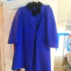 Girls Cobalt Blue Coat - size 8